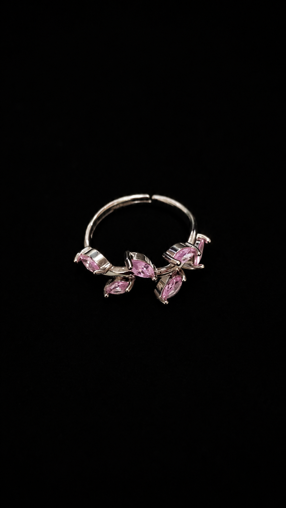 Korean Anti Tarnish Trendy Tulip Ring