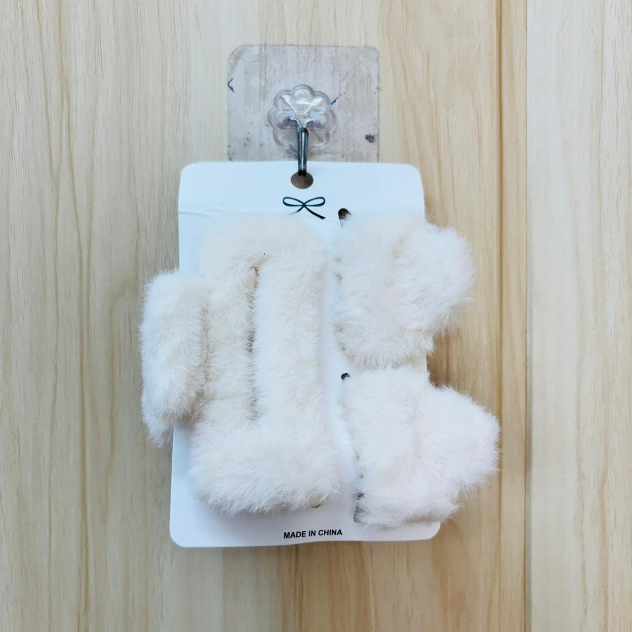 Fur Fingerless Gloves Cluther