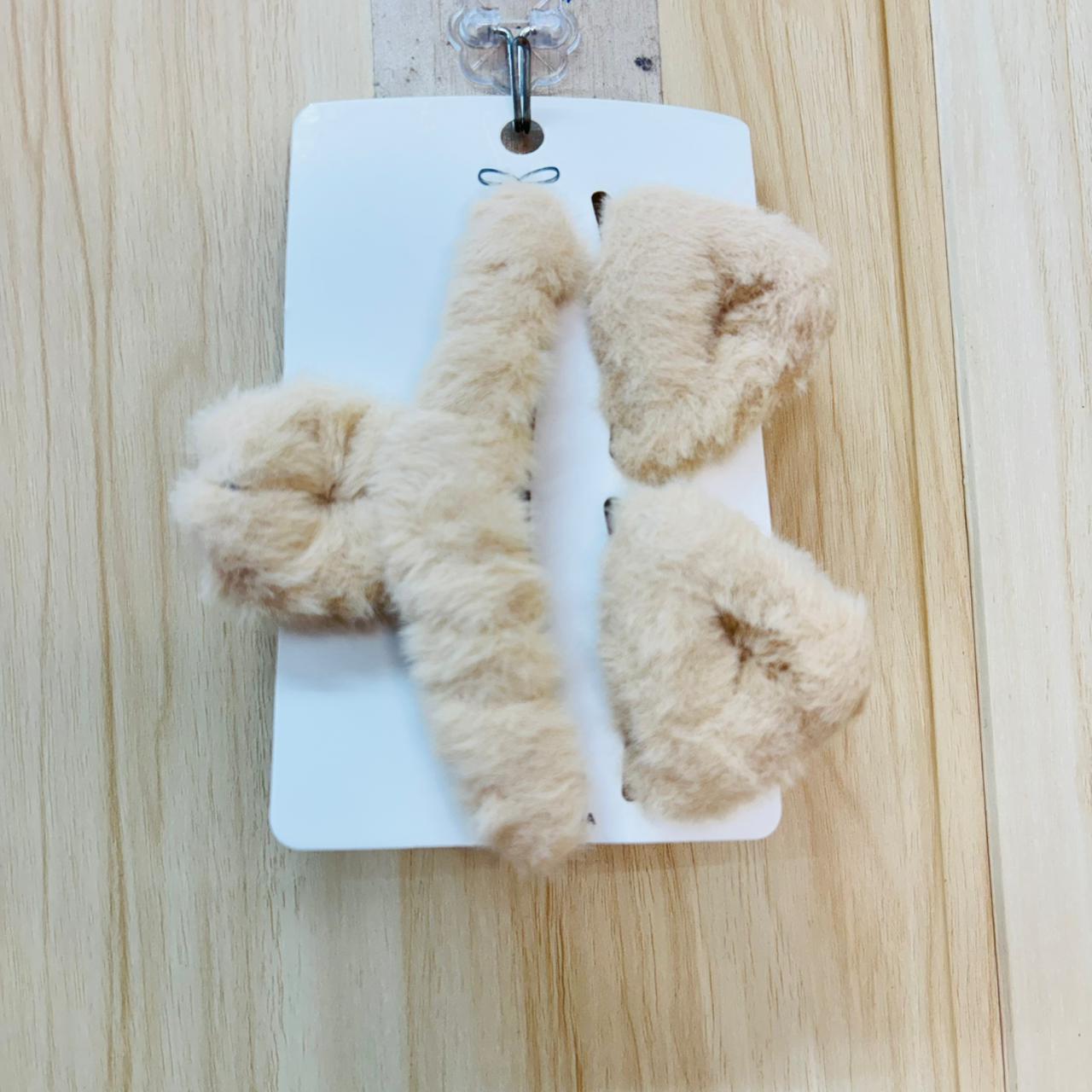 Faux Fur Hair Claw Clips