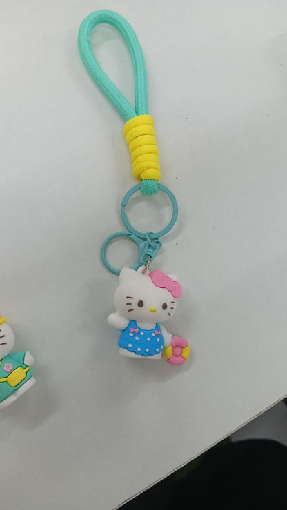 Hello Kitty Rubber Keychain
