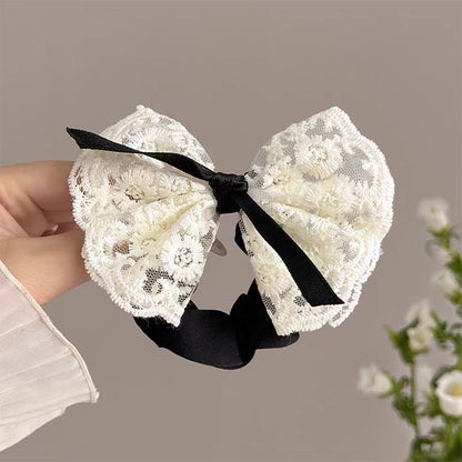 New Style Lace Bow Hair Ring Rubberband