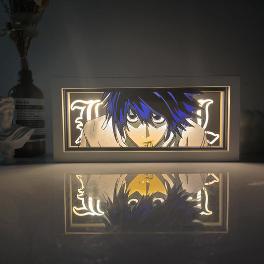 Deathnote 3d Rectanguar Lamp