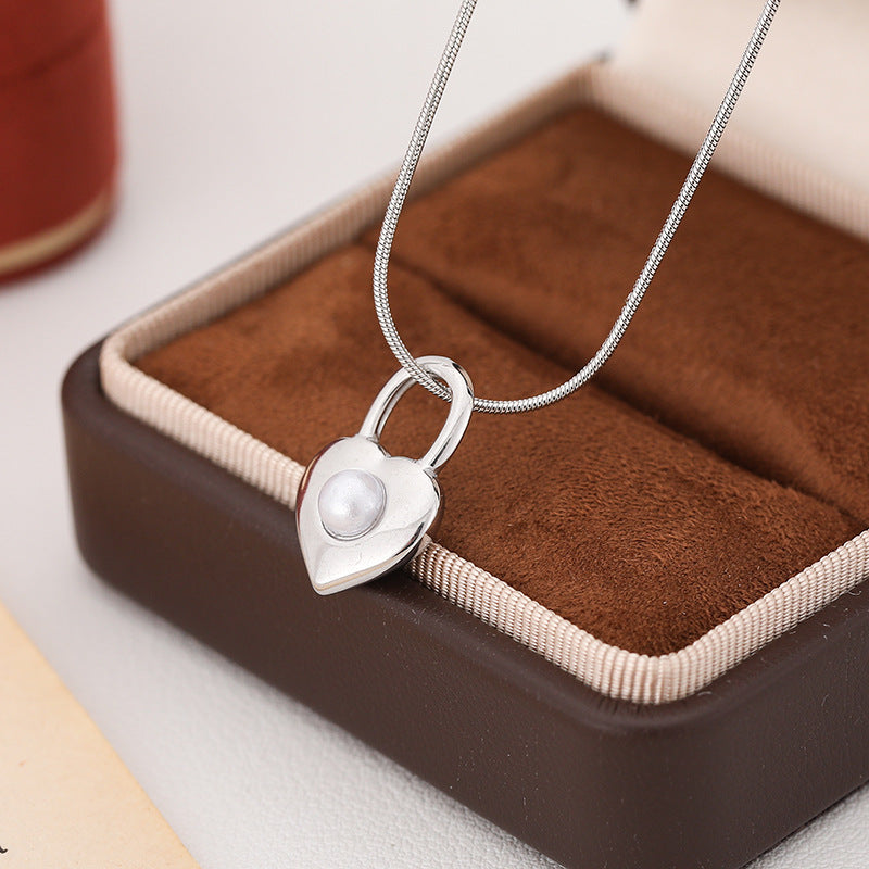 Love Lock Necklace - Silver