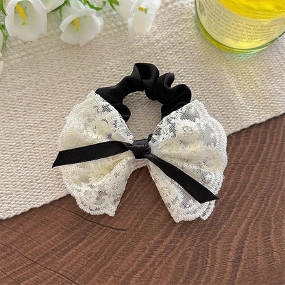New Style Lace Bow Hair Ring Rubberband