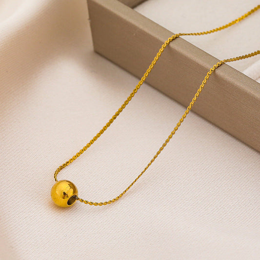 Bead Necklace - Golden