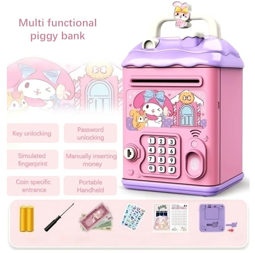 Cartoon Electronic Money bank