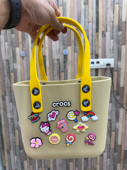 Crocs Beach Silicon Bags With Charms