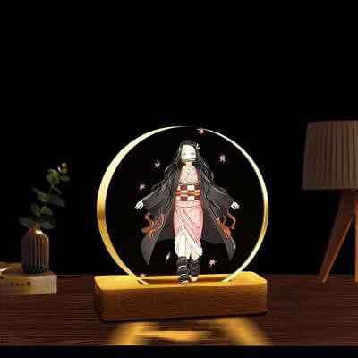 Nezuko Led Wooden Lamp