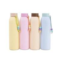 Colourful Glass Bottle With Plastic Outer 350ML