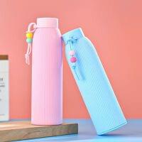 Colourful Glass Bottle With Plastic Outer 350ML