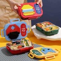 3Grid Insulated Steel Lego Lunch Boxes