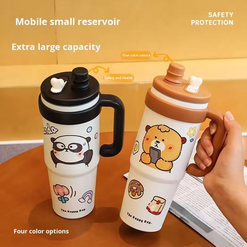 Cartoon Design Stainless Steel Hot & Cold Tumbler