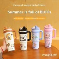 Cartoon Design Stainless Steel Hot & Cold Tumbler