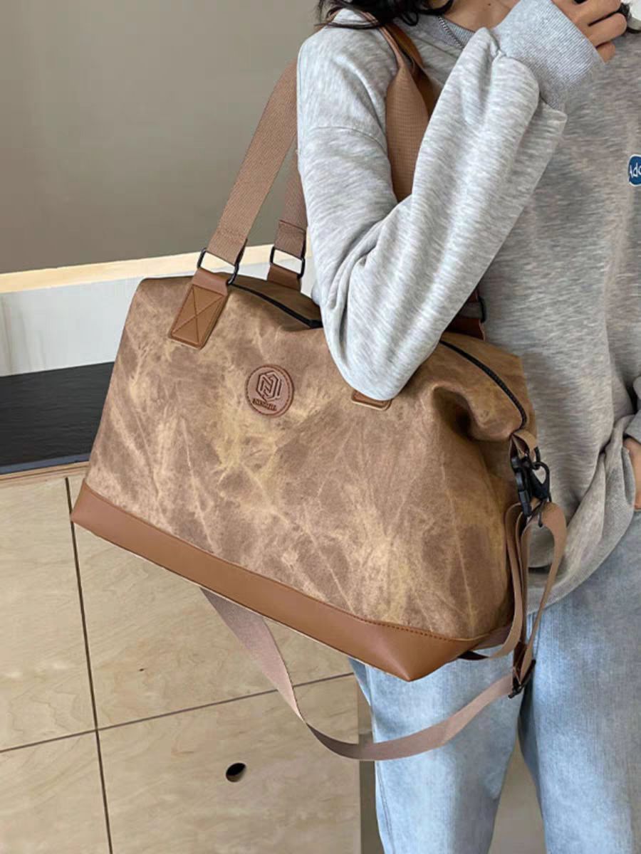 Premium Quality Suede Leather Duffle Bags