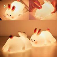 Cute Silicone Rabbit USB Rechargeable Lamp 🐇