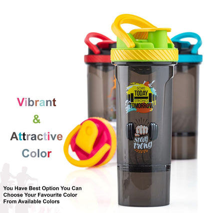 Printed Gym Shaker Sipper Bottle (700 ML)