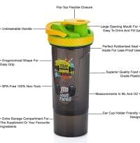Printed Gym Shaker Sipper Bottle (700 ML)