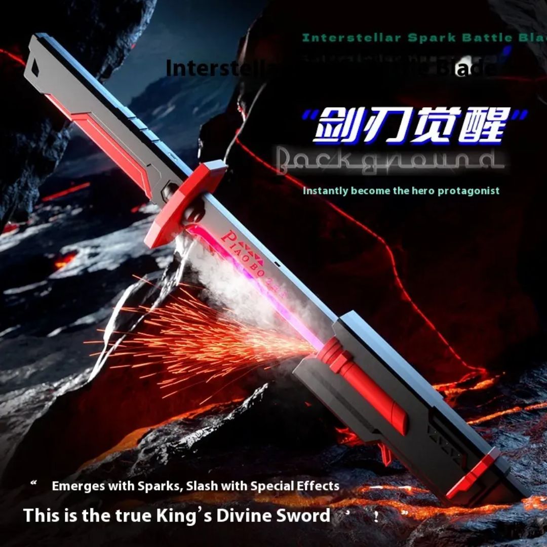 LED Spark & Smoke Sword