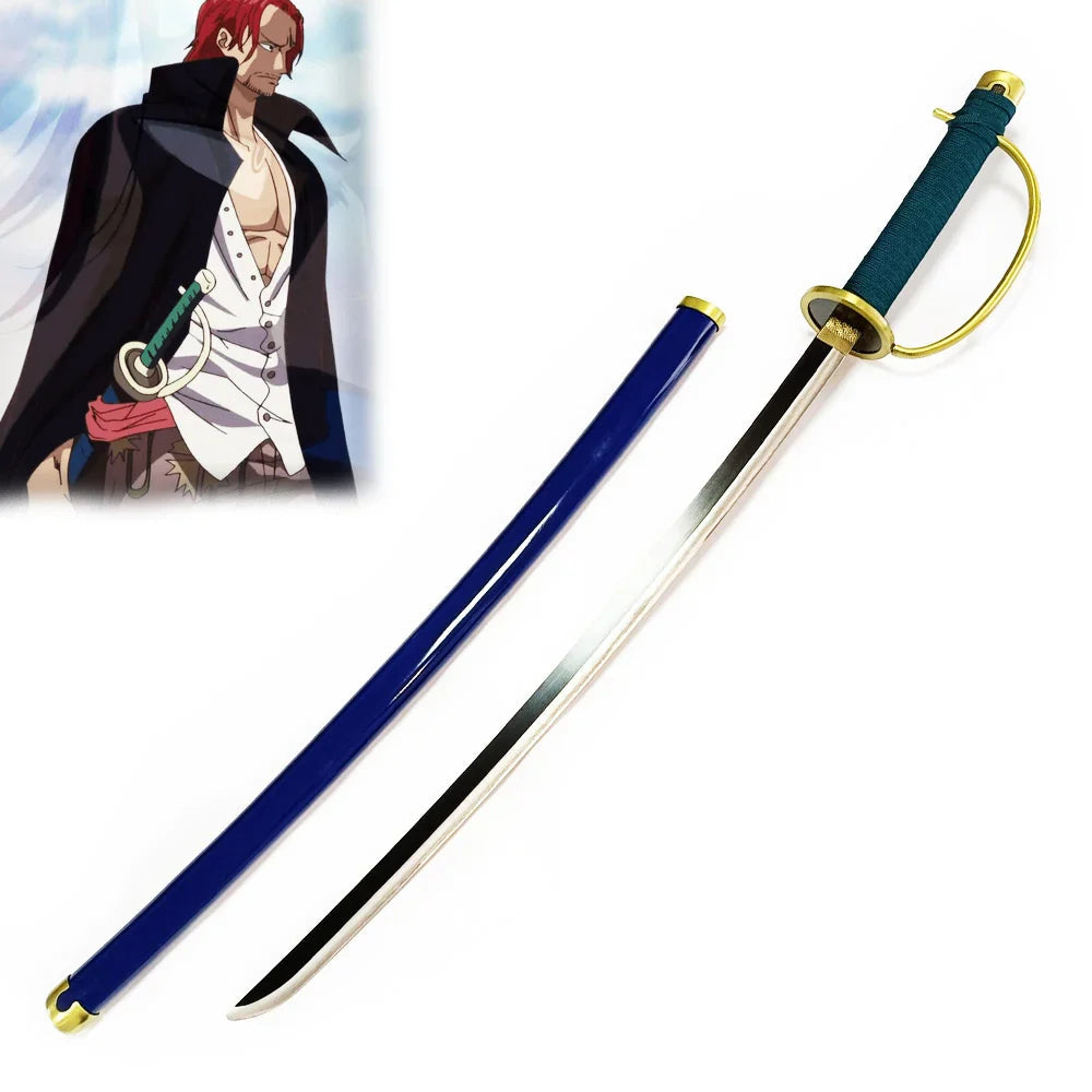 Luffy Shanks black Fully Assembled 104cm Wooden Katana