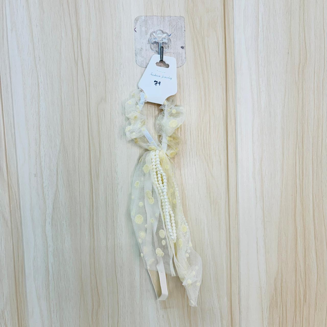 Luxe Pearl Dangle Scrunchie