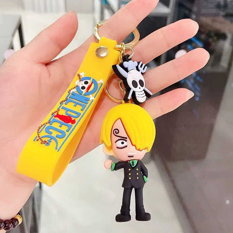 Sanji OP Rubber keychain