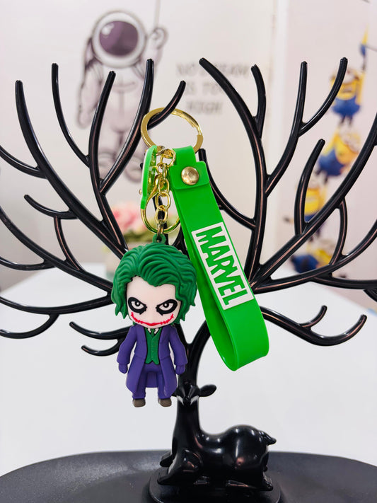 World famous Villain Joker Blue 3D keychain Key Chain