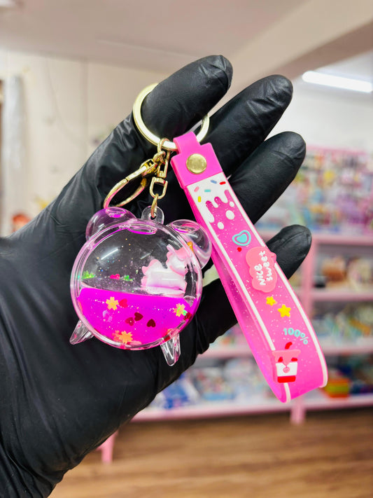 Unicorn Water keychain