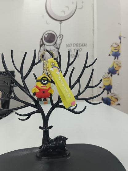 Minion 3D Rubber Keychain
