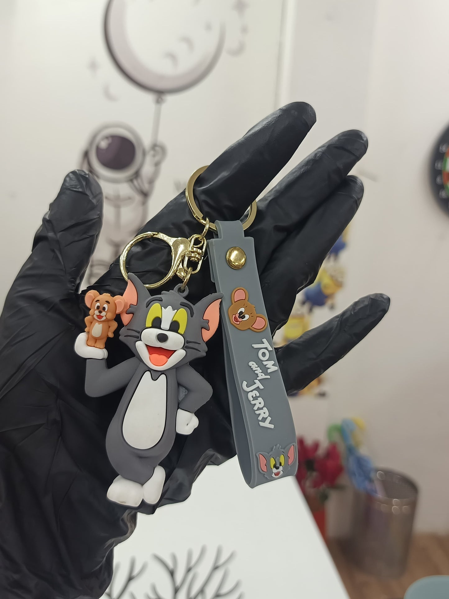 Tom & Jerry 3D keychain