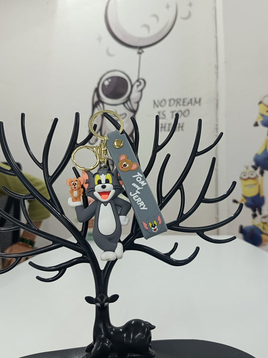 Tom & Jerry 3D keychain