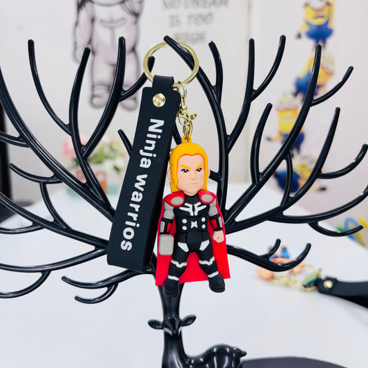 Thor 3D Rubber Keychain