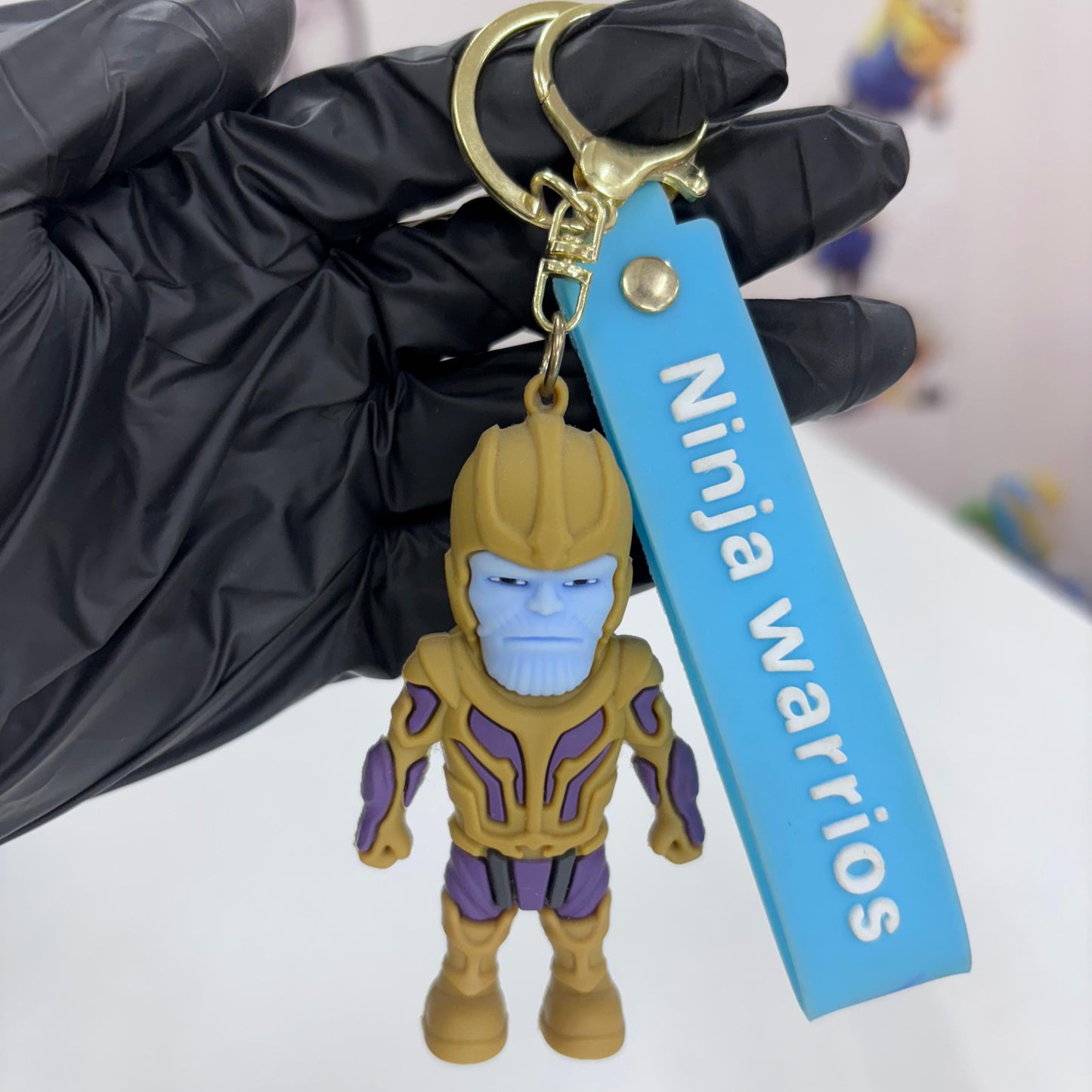 Thanos 3D Rubber Keychain