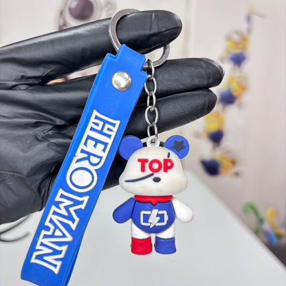 Heroman Mask  Bear Keychain