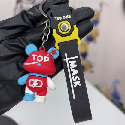 Heroman Mask  Bear Keychain