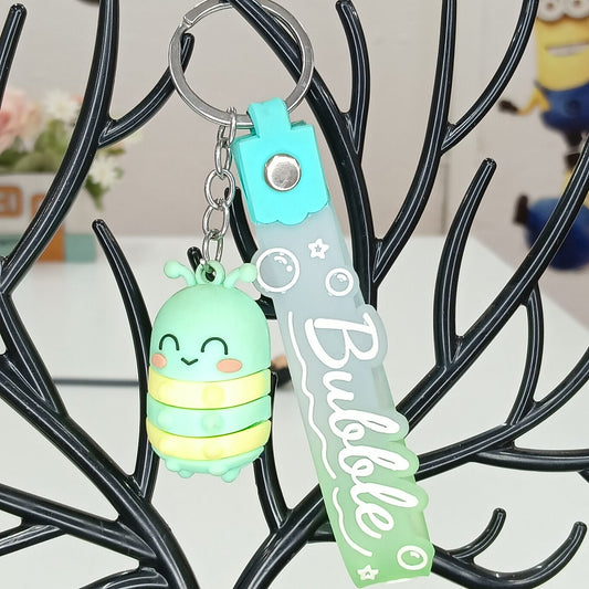 Cute Caterpillar Keychain