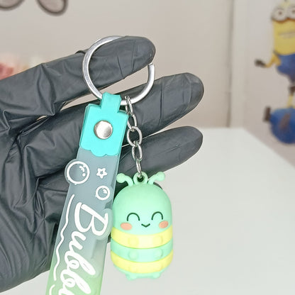Cute Caterpillar Keychain