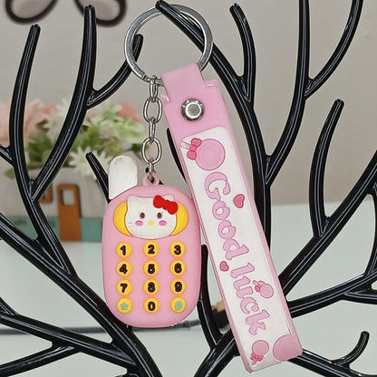 Hello Kitty mobile Phone Keychain