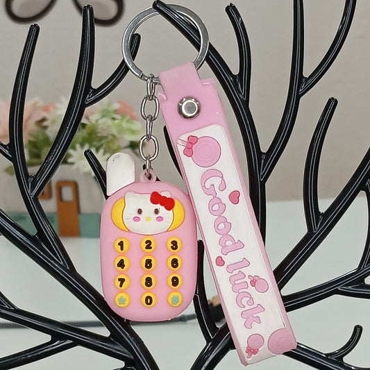 Hello Kitty mobile Phone Keychain