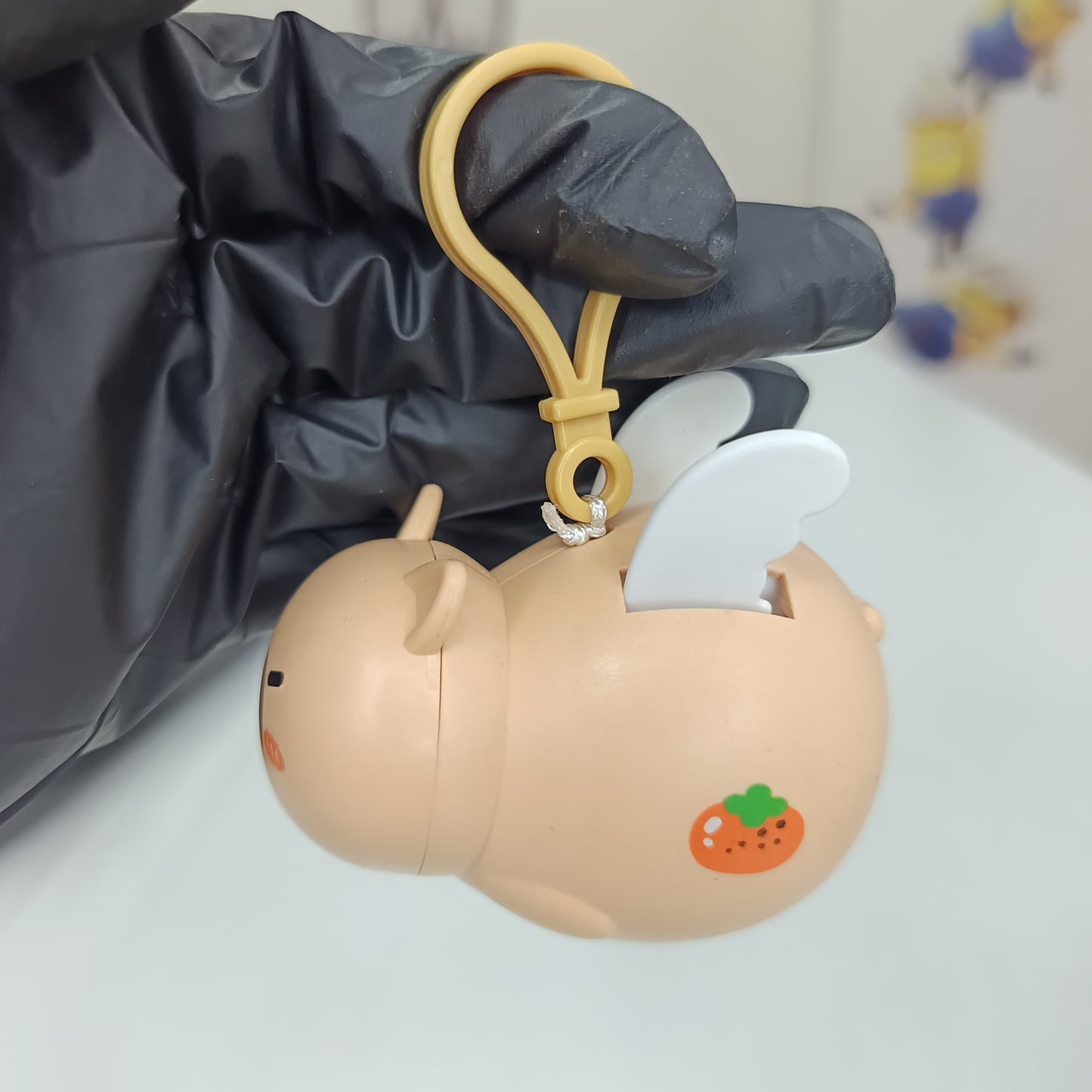 Flying Capybara Keychain