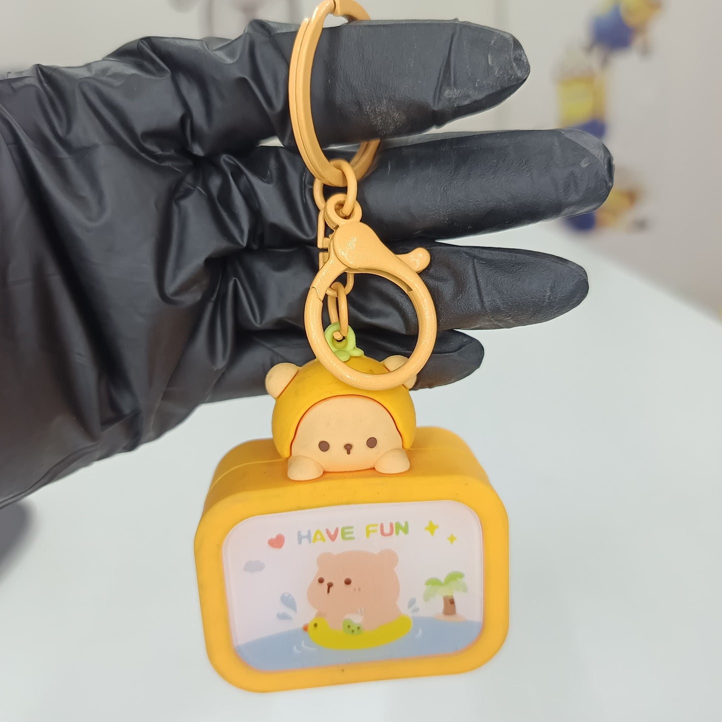 Butter Bear Keychain