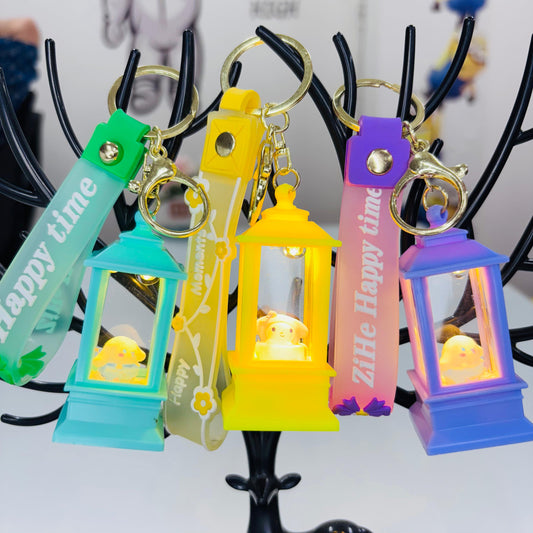 Lantern Shape LED Light Keychain