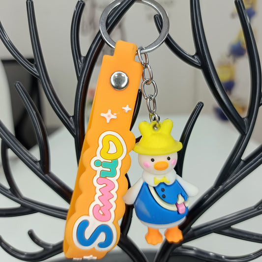 Cartoon Duck Keychain