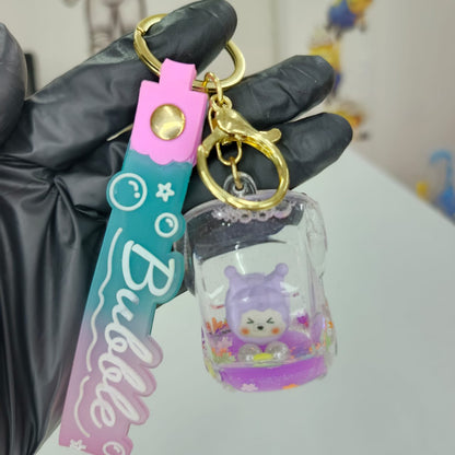 Car shape Glitter Keychain