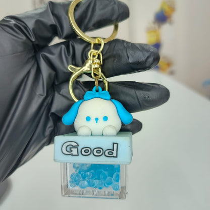 Bubble Beads Floating Keychain