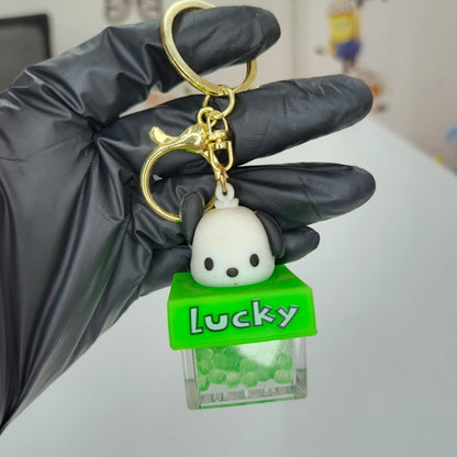 Bubble Beads Floating Keychain