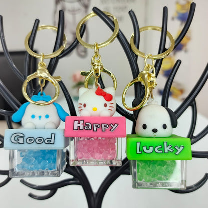 Bubble Beads Floating Keychain