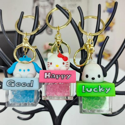 Bubble Beads Floating Keychain