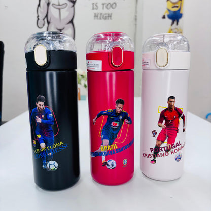 Football Stainless Steel Water Bottle
