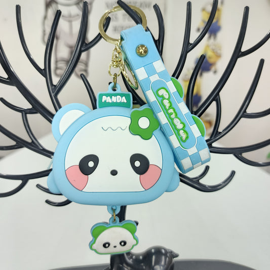 Panda Coin Pouch Keychain