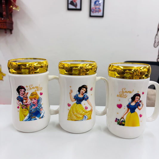 Snow White Coffee Mug with Mirror